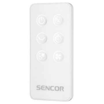 Sencor - Rafraîchisseur d'air portable avec écran LED 3en1 45W/230V blanc + télécommande