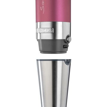 Sencor - Staafmixer 4in1 1200W/230V roestvrij staal/roze