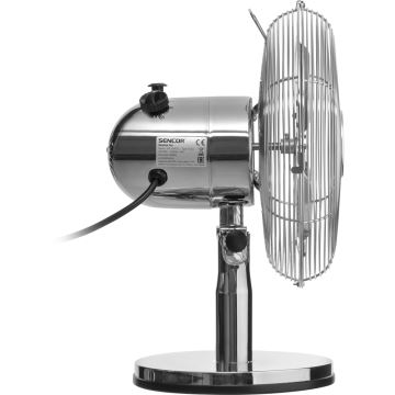 Sencor - Ventilateur de table 30W/230V chrome brillant