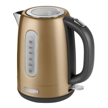 Sencor - Waterkoker 1,7 l 2150W/230V goud