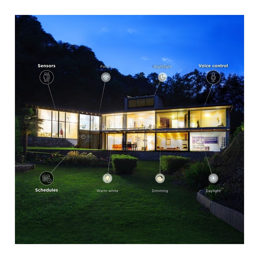 SET 2x LED Dimbare lamp GU10/6.5W/230V 2700-6500K Wifi - WiZ