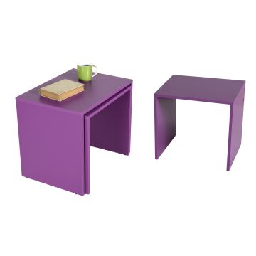 SET 3x Koffie Tafel paars