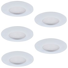 SET 5x Dimbare LED hangende plafond verlichting 1xLED/4,5W/230V wit