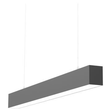 Sinclair - LED Plafondlamp LSM LED/40W/230V 3000K/4000K/5000K 120 cm zwart