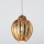 SIRU - Hanglamp aan een koord FOGLIA ORO 1xE27/60W/230V diameter 25 cm goud Venetiaans glas/goud