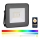Smart projecteur LED RGB à intensité variable LED/20W/230V IP65 noir