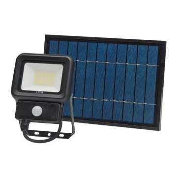 Solar LED Schijnwerper met Sensor voor Buiten LED/20W/3,7V 6500K IP65