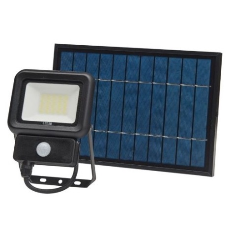 mini vlotter overloop Solar LED Schijnwerper met Sensor voor Buiten LED/20W/3,7V 6500K IP65 |  Lumimania