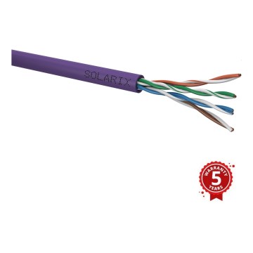 Solarix - Câble de branchement CAT5E UTP LSOH Dca-s1,d2,a1 100m