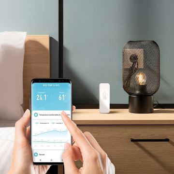 Détecteur de température et d'humidité 2xAAA Wi-Fi Tuya