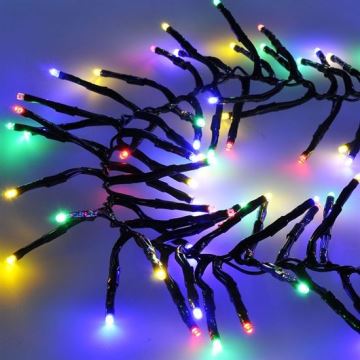 LED Kerst Lichtketting 576xLED/8 functies 8m IP44 meerdere kleuren + afstandsbediening