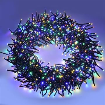 LED Kerst Lichtketting 576xLED/8 functies 8m IP44 meerdere kleuren + afstandsbediening