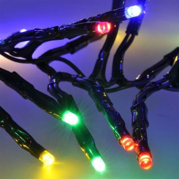LED Kerst Lichtketting 576xLED/8 functies 8m IP44 meerdere kleuren + afstandsbediening