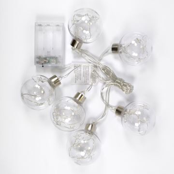 LED Kerst lichtketting 2,5 m 30xLED/3xAA