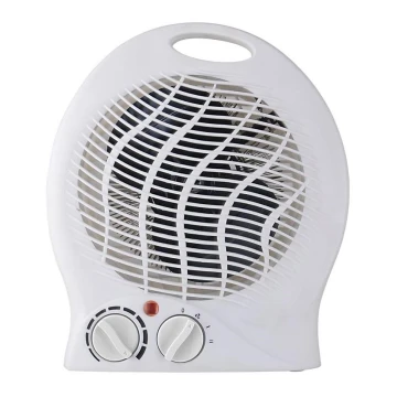 Solight KP06 - Ventilator met verwarmingselement 1000/2000W/230V wit