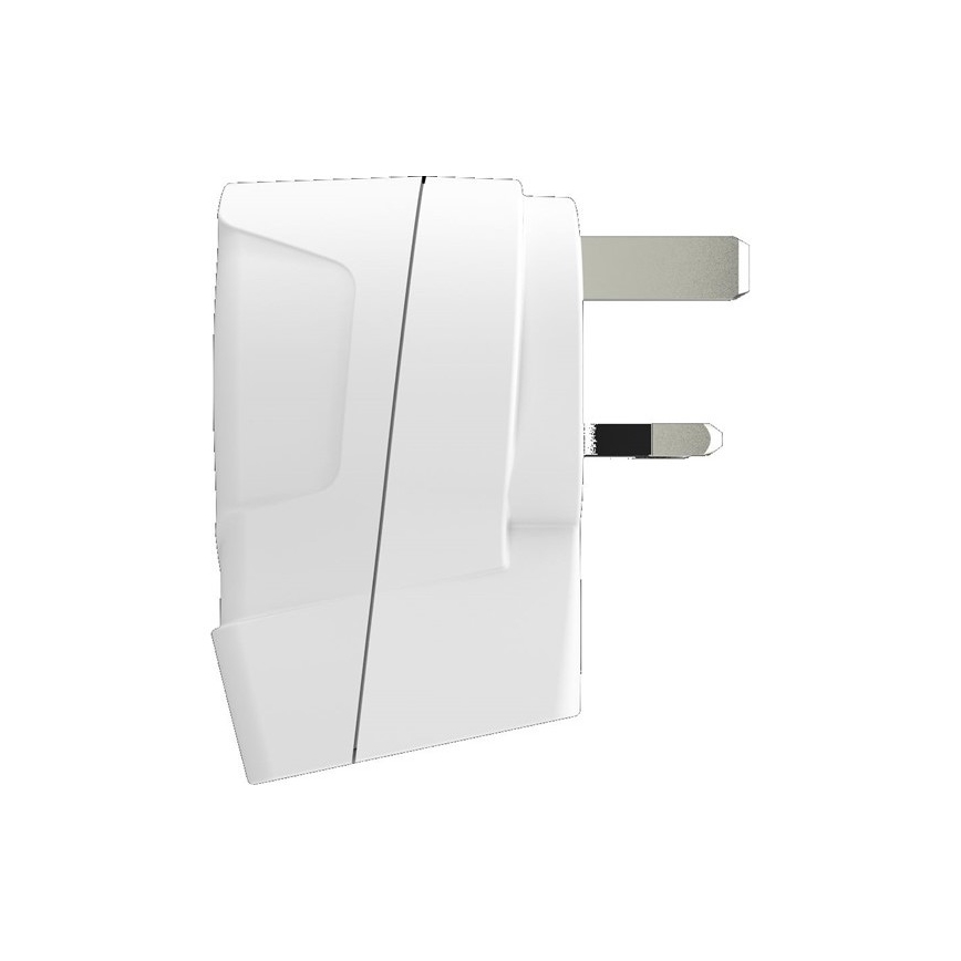 Reisstekker voor UK 230V + 2x USB poort