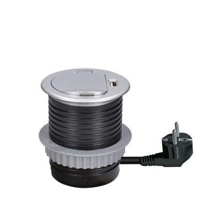 Inbouw USB stopcontact met deksel 230V