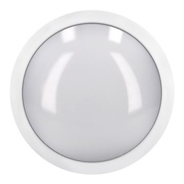 LED Plafondlamp voor buiten SIENA LED/20W/230V IP54 diameter 23 cm wit