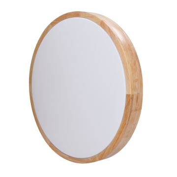 Plafonnier à intensité variable SOLID OAK LED/60W/230V 3000-6500K chêne d. 51 cm + télécommande