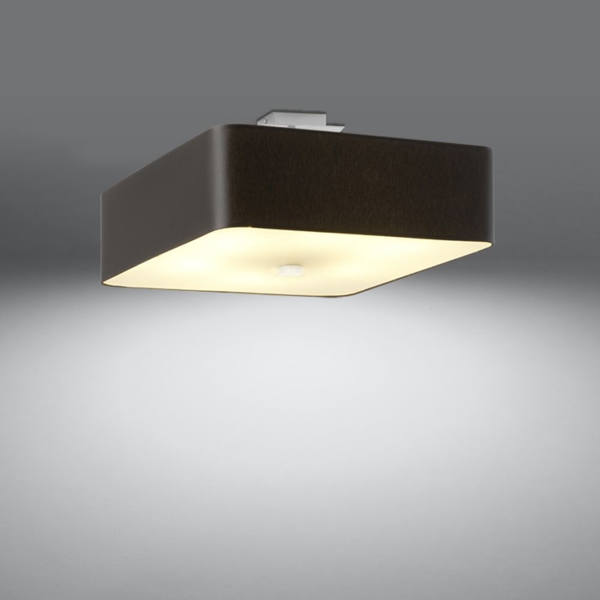 Plafond Lamp LOKKO 5x E27 / 60W / 230V 45 cm zwart