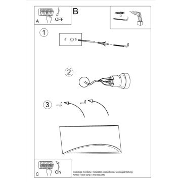 Wandlamp VIXEN 1xG9/40W/230V