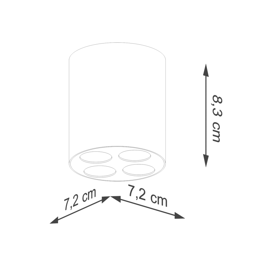 LED spot ZOE LED/9W/230V zwart