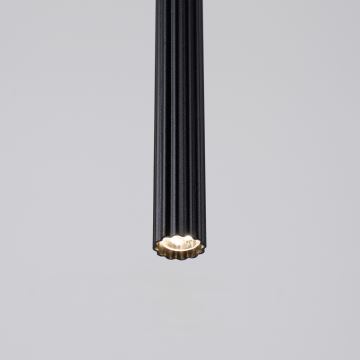 Hanglamp aan een koord ARCHE 1xG9/8W/230V zwart