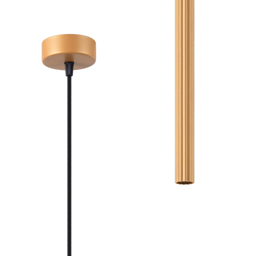 Hanglamp aan een koord ARCHE 1xG9/8W/230V goud