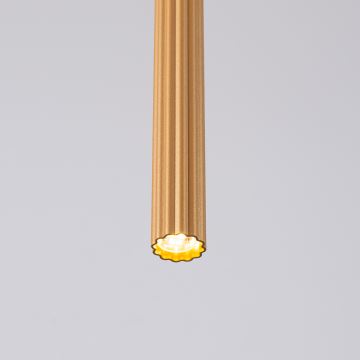 Hanglamp aan een koord ARCHE 1xG9/8W/230V goud