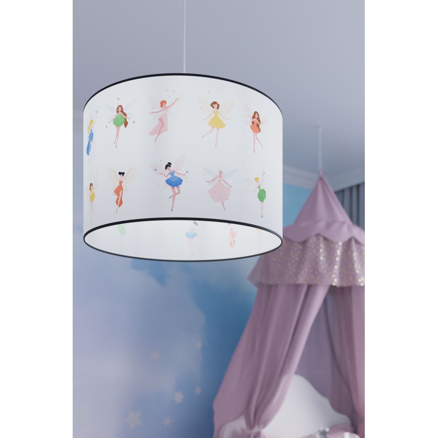 Suspension filaire enfant FAIRY 1xE27/15W/230V d. 30 cm Fée