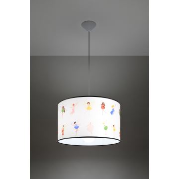 Suspension filaire enfant FAIRY 1xE27/15W/230V d. 40 cm Fée