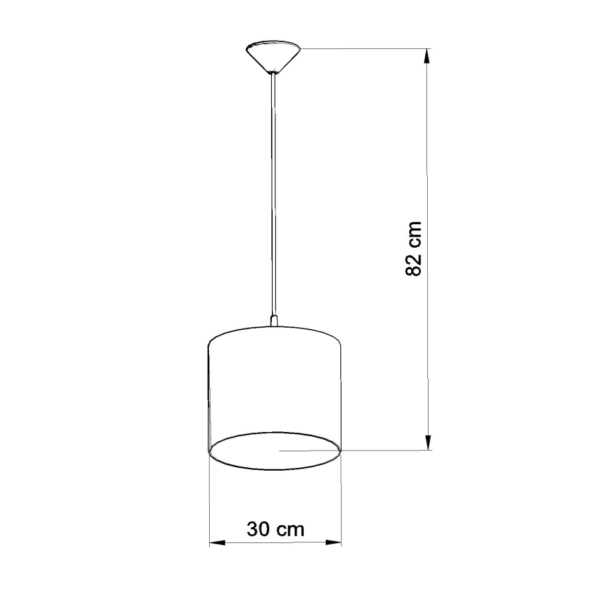 Kinder hanglamp aan een koord OWLS 1xE27/15W/230V diameter 30 cm uilen