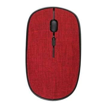 Souris sans fil  1000/1200/1600 DPI rouge