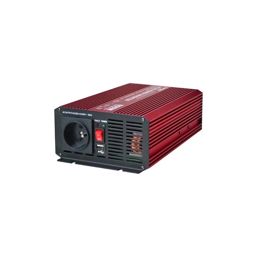 Spanningsomvormer CARSPA 600W/12/230V + USB