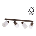 Spot de plafond TRENDY 4xE27/15W/230V pin - certifié FSC