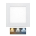 Spot encastrable de salle de bain RAFA LED/6W/230V 3000/4000/6000K 12x12 cm IP44 blanc