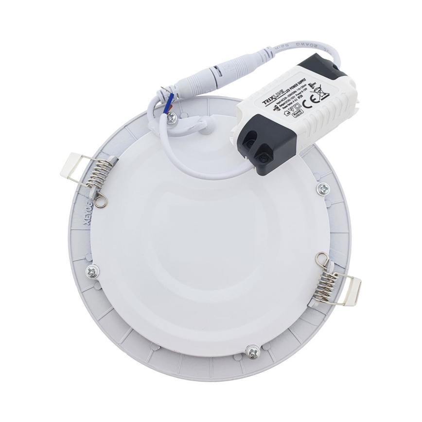 Spot encastrable QTEC LED/9W/230V 2700K d. 14,5 cm