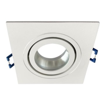 Spot encastrable salle de bain SATINO 1xGU10/30W/230V IP54 blanc