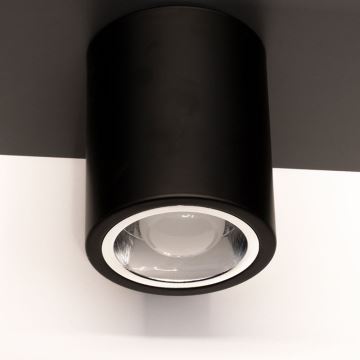Spot JUPITER 1xE27/20W/230V diameter 9,8 cm zwart