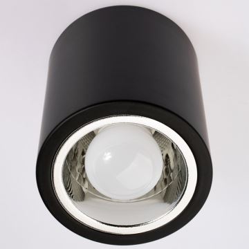 Spot JUPITER 1xE27/20W/230V diameter 9,8 cm zwart