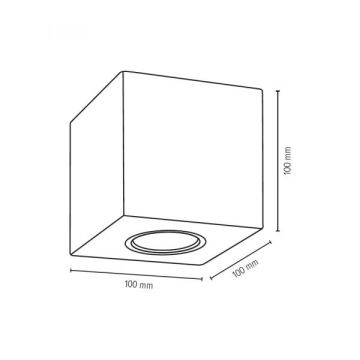 Plafonnier CONCRETEDREAM 1xGU10/6W/230V béton