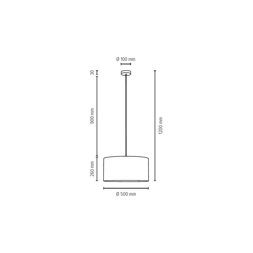 Hanglamp aan koord SCARLETT 1xE27/60W/230V - FSC-gecertificeerd