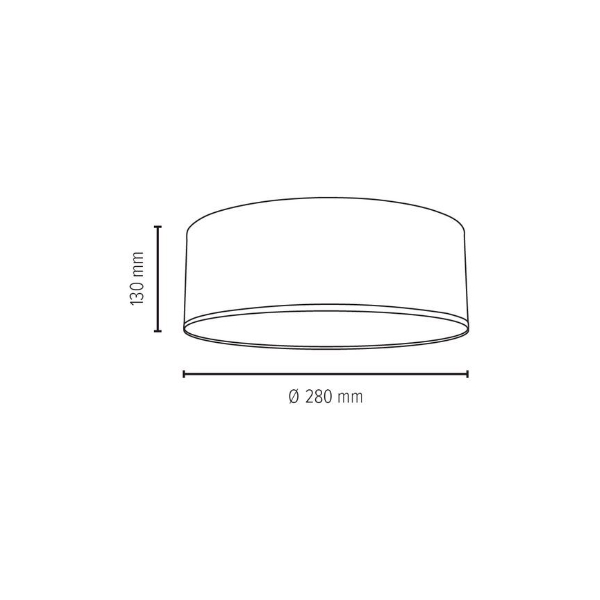 Plafondlamp JOSEFINA 2xE27/25W/230V - FSC-gecertificeerd