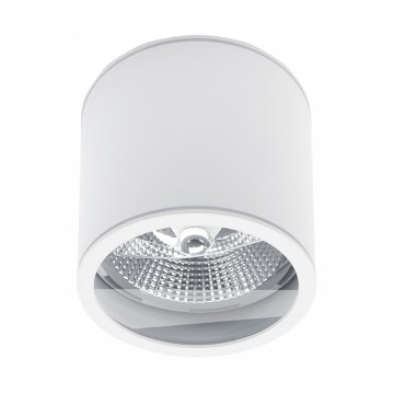 Spot salle de bain CHLOE AR111 1xGU10/15W/230V IP44 arrondi blanc