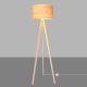 Staande Lamp ALBA 1xE27/60W/230V bruin/Dennenboom