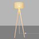 Staande Lamp ALBA 1xE27/60W/230V rotan/Dennenboom