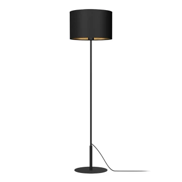 Staande Lamp ARDEN 1xE27/60W/230V zwart/gouden