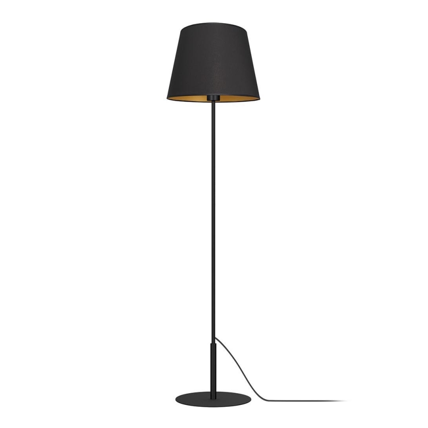 Staande Lamp ARDEN 1xE27/60W/230V zwart/gouden