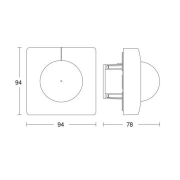 Steinel 055738 - Bewegingssensor IS 3180 DALI-2 APC wit