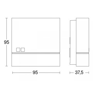 Steinel 066116 - Schemersensor NIGHTMATIQ Plus IP54 antraciet